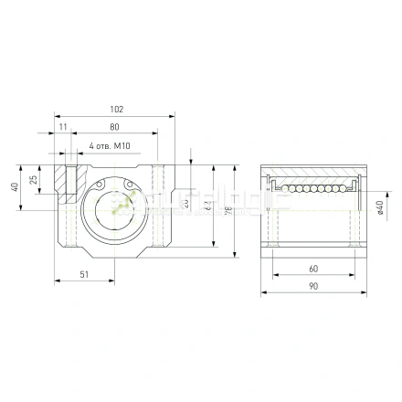 Модуль опорный SC40 фото
