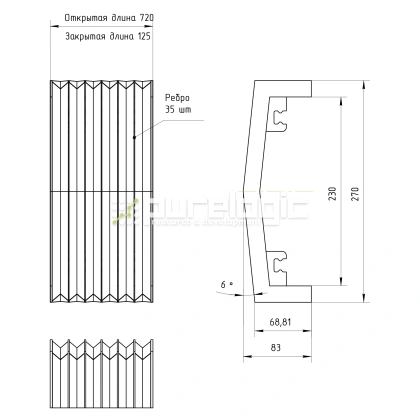 Гофрозащита DCV-T21-600 фото