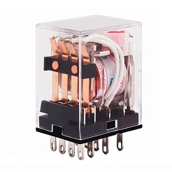 Реле электромагнитное HH54P-L-4Z-12 174 руб. Реле электромагнитное HH54P-L-4Z-12