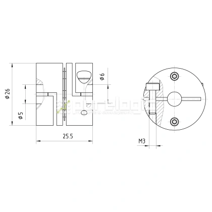 Муфта соединительная BDY-2625.5-5-6 фото