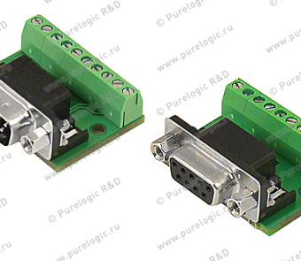 Компанией были разработаны и запущены в серийное производство платы коммутации PLB-DB9 (вилка-гнездо)