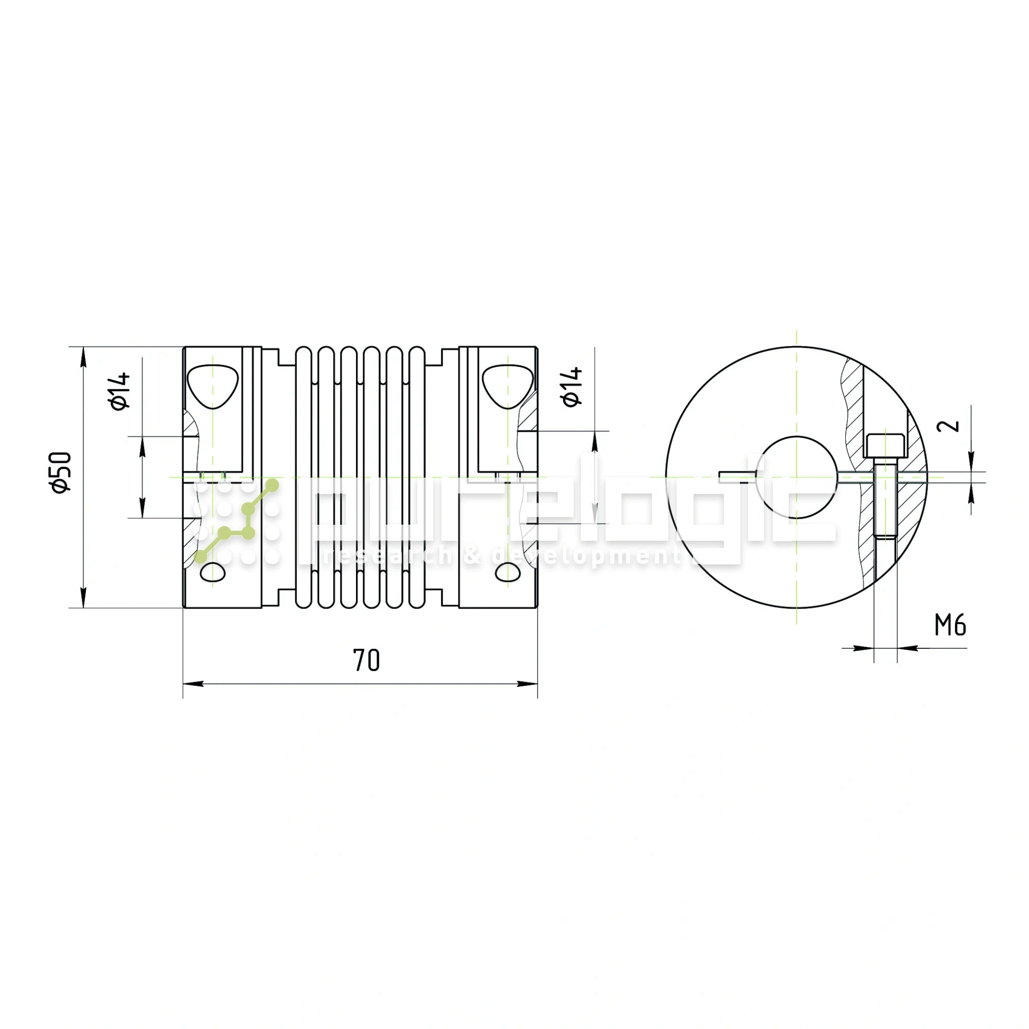 Муфта соединительная BB1-5070-14-14 4 754 Муфта соединительная BB1-5070-14-14 фото