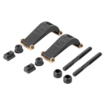 Комплект прижимов шарнирных с латунной пластиной под  Т-слот 14mm