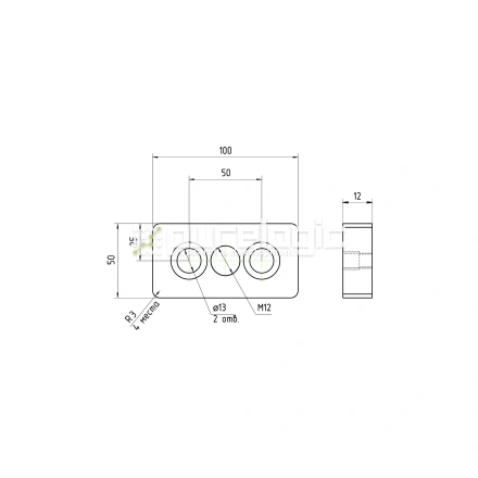 Пластина 50100EGJ-M12 фото