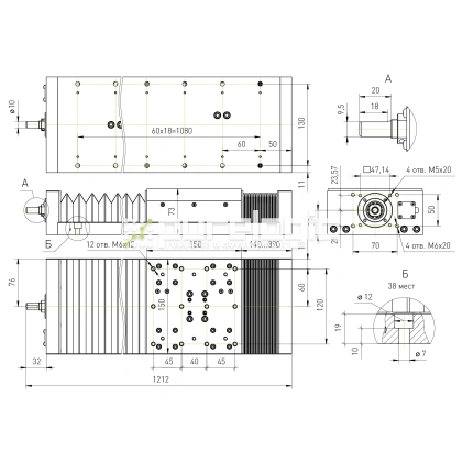 Модуль линейного перемещения PLLM-61L-05750 88 803 Модуль линейного перемещения PLLM-61L-05750 фото