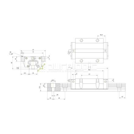 Модуль опорный HSAC GHW20CC фото