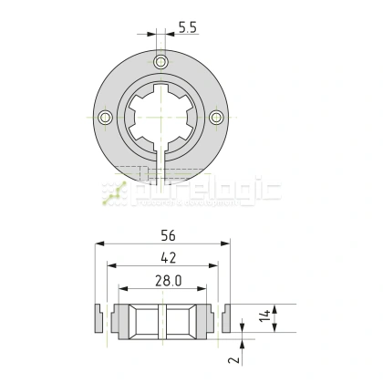 Опора шлицевого вала SH-18x22 4 467 Опора шлицевого вала SH-18x22 фото