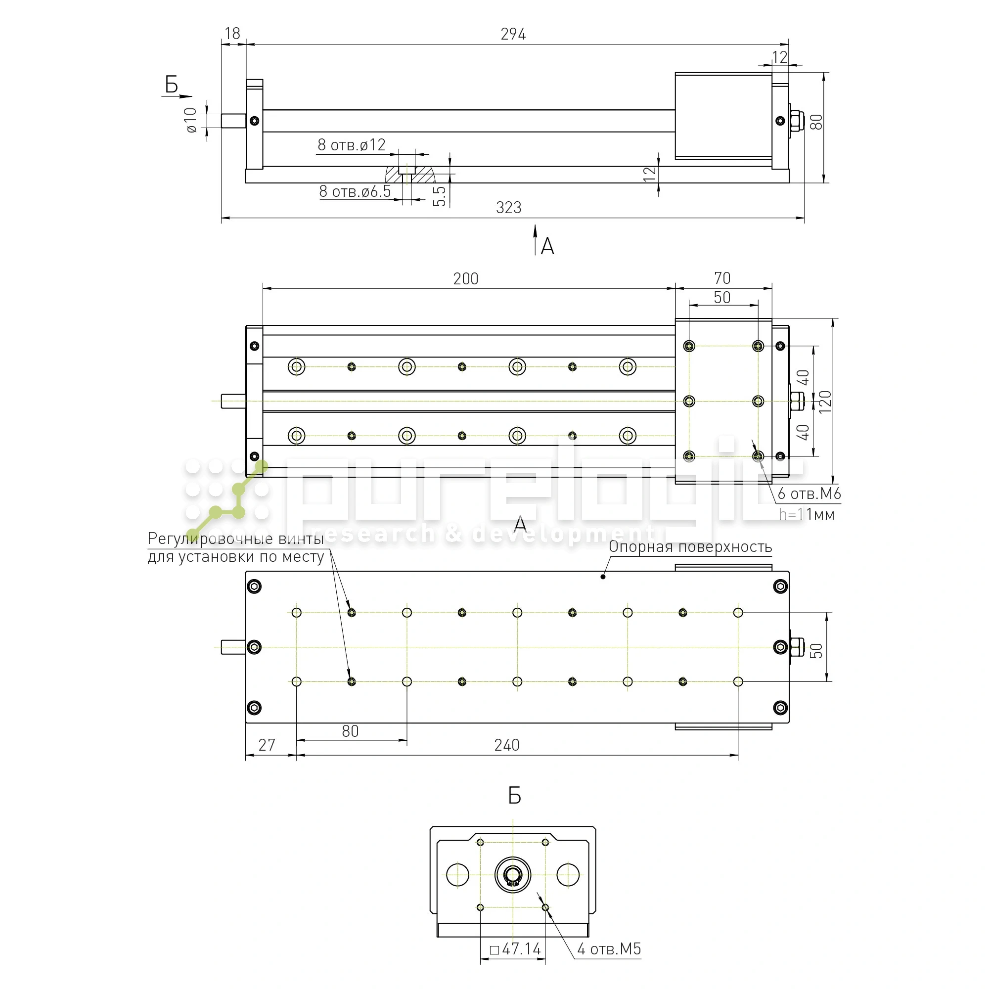 Модуль линейного перемещения PLLM-14-200 34 920 Модуль линейного перемещения PLLM-14-200 фото
