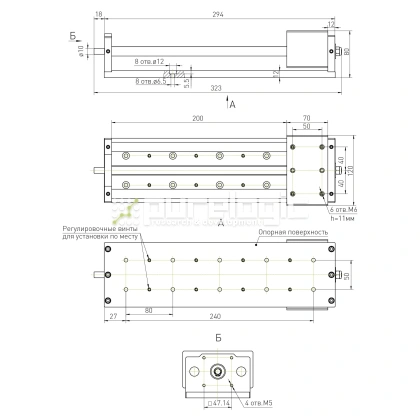 Модуль линейного перемещения PLLM-14-200 34 920 Модуль линейного перемещения PLLM-14-200 фото