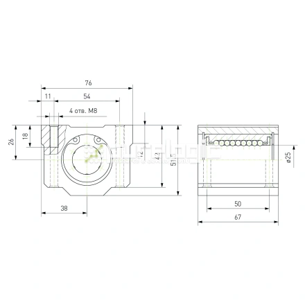 Модуль опорный SC25 фото