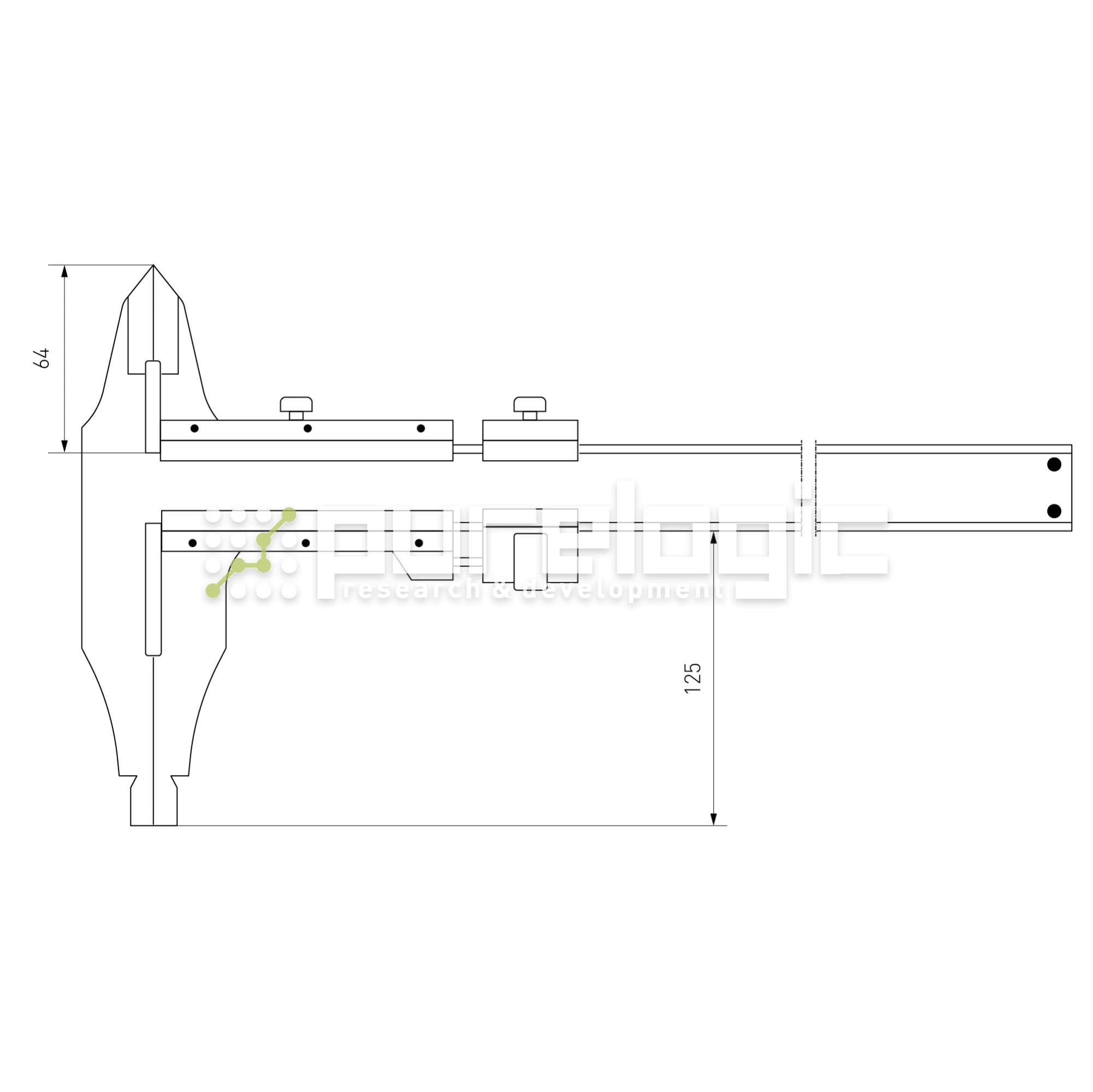 Штангенциркуль IIVC-800-5 26 814 Штангенциркуль IIVC-800-5 фото