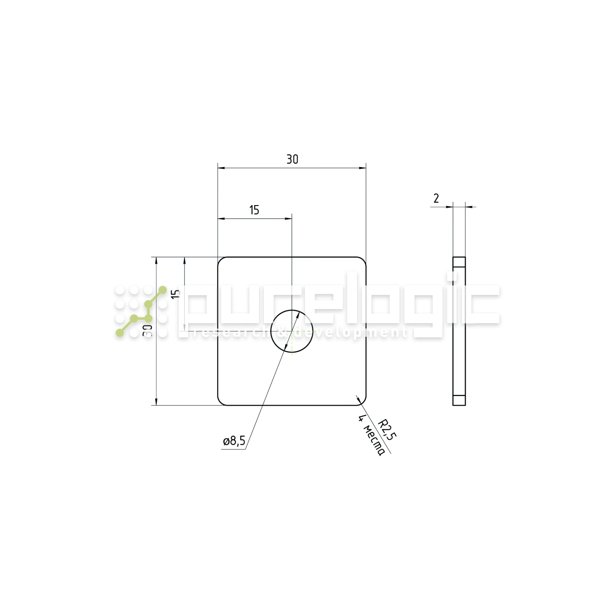 Пластина 3030EGJ-M8 86 Пластина 3030EGJ-M8 фото