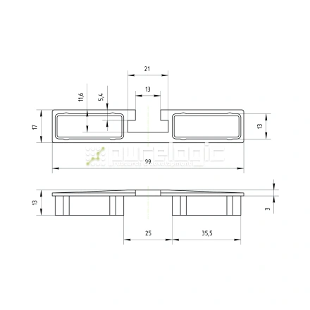 Заглушка AL-T-R Т-СЛОТ фото
