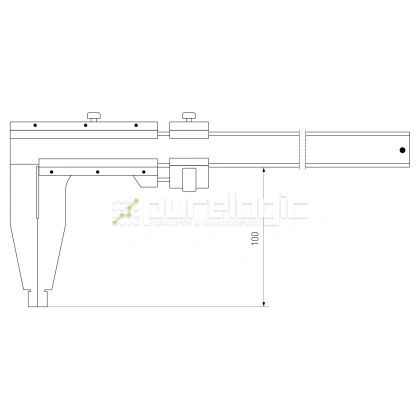 Штангенциркуль IIIVC-500-5 фото