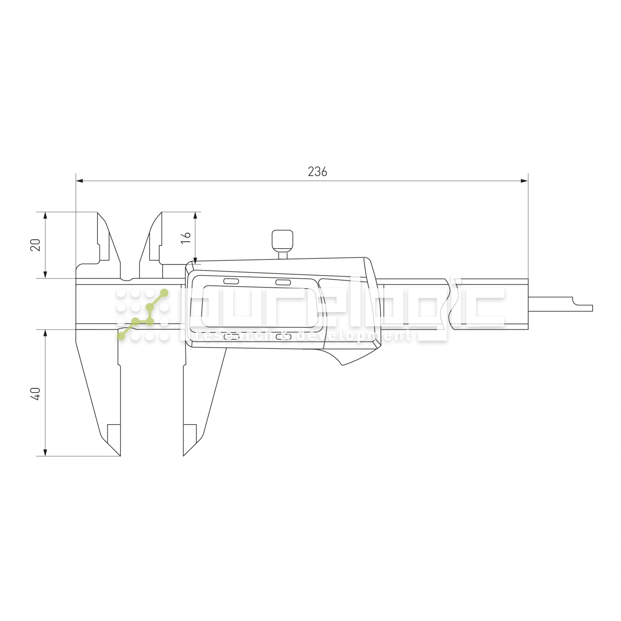 Штангенциркуль цифровой IDVC-150 2 510 Штангенциркуль цифровой IDVC-150 фото