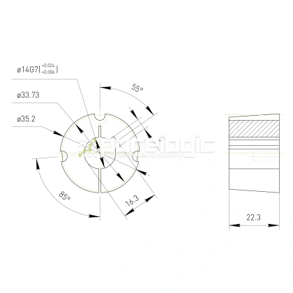 Втулка тапербуш 1008-14 фото