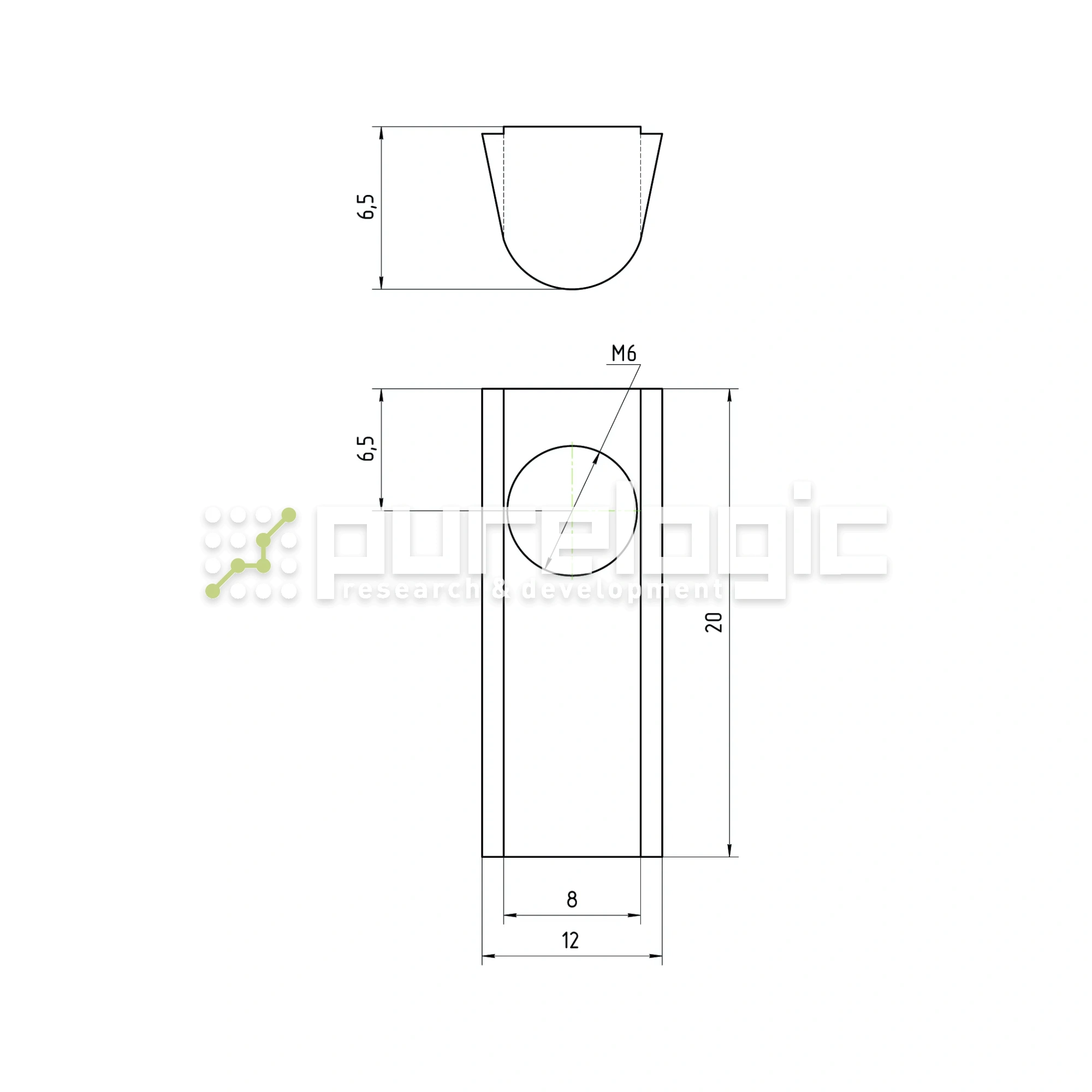 Гайка Т-образная 30TH6 26 Гайка Т-образная 30TH6 фото