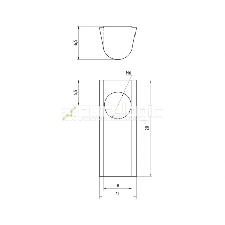 Гайка Т-образная 30TH6 фото