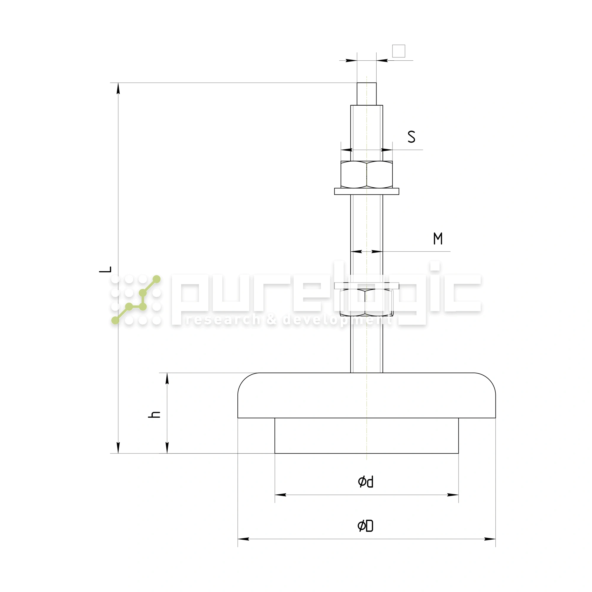 Виброопора HR98-4 3 078 Виброопора HR98-4 фото
