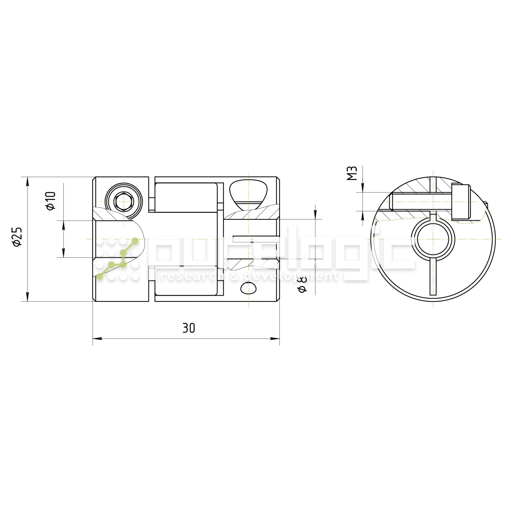 Муфта соединительная BF-25-8-10 1 091 Муфта соединительная BF-25-8-10 фото