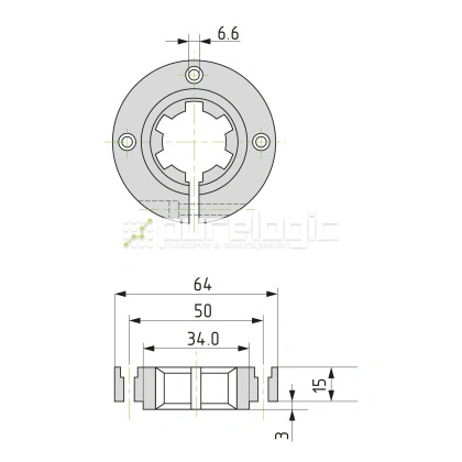 Опора шлицевого вала SH-23x28 5 776 Опора шлицевого вала SH-23x28 фото