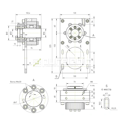 Модуль вращающейся гайки ШВП RY-MRN20 27 477 Модуль вращающейся гайки ШВП RY-MRN20 фото