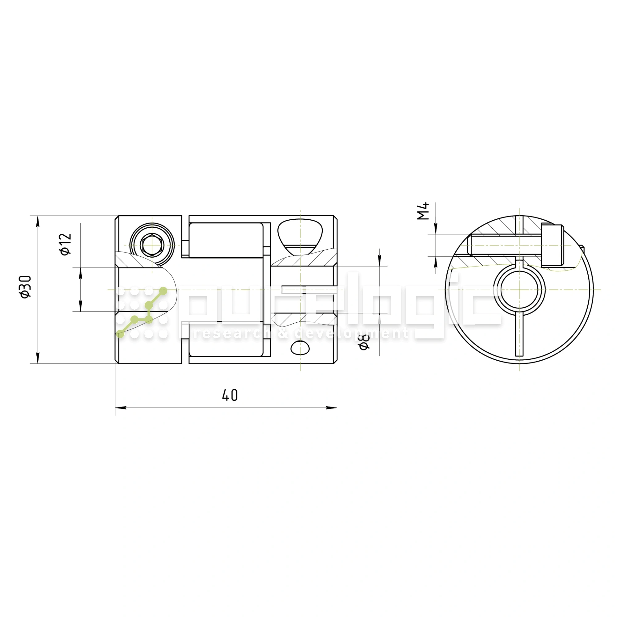 Муфта соединительная BF-30-8-12 1 309 Муфта соединительная BF-30-8-12 фото
