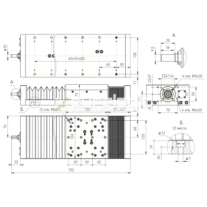 Модуль линейного перемещения PLLM-61L-10380 64 786 Модуль линейного перемещения PLLM-61L-10380 фото