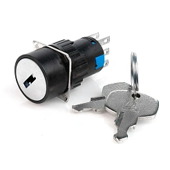 Переключатель AD16-22YF-2P  854 руб. Переключатель AD16-22YF-2P