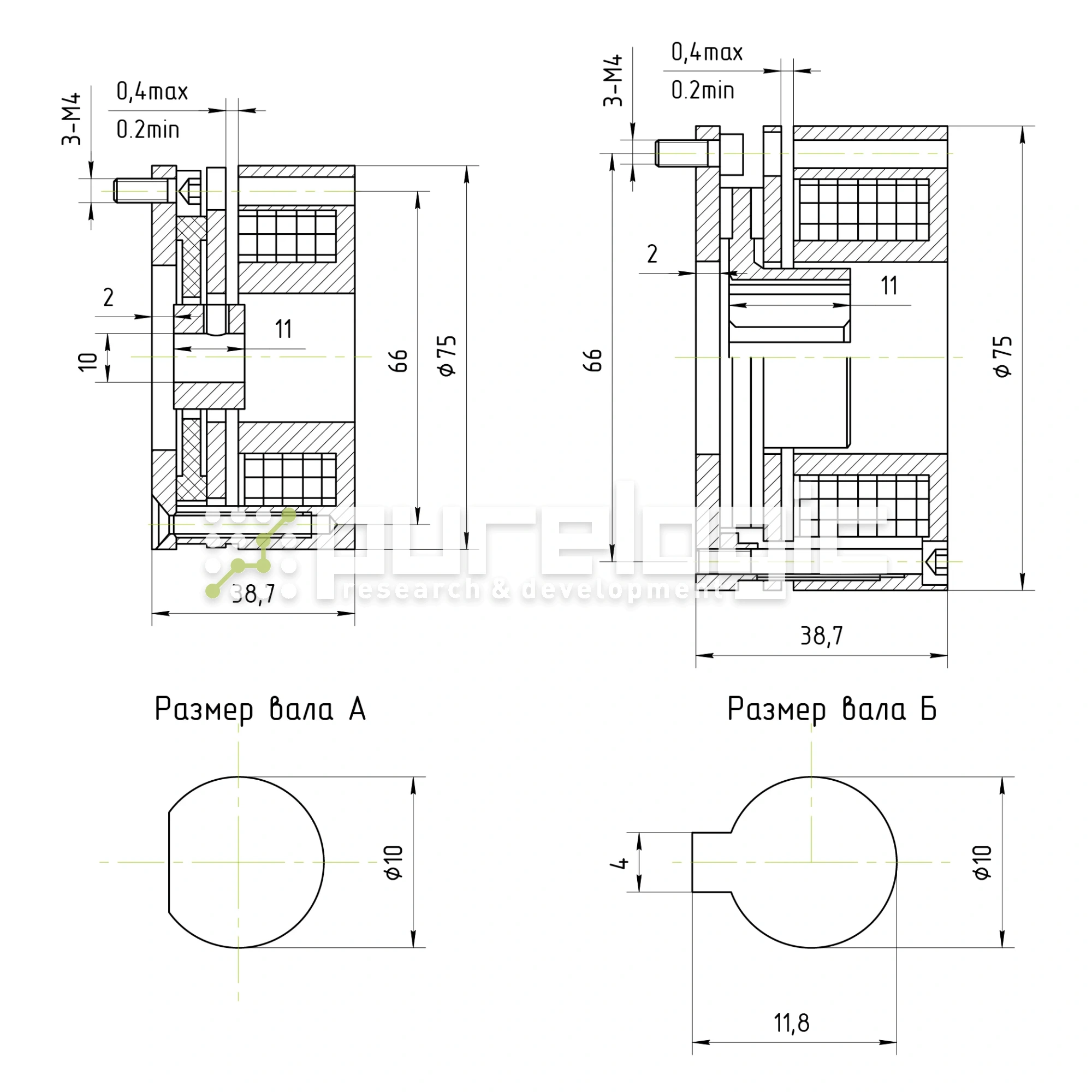 Тормоз электрический WSDZ1-3-24 7 363 Тормоз электрический WSDZ1-3-24 фото