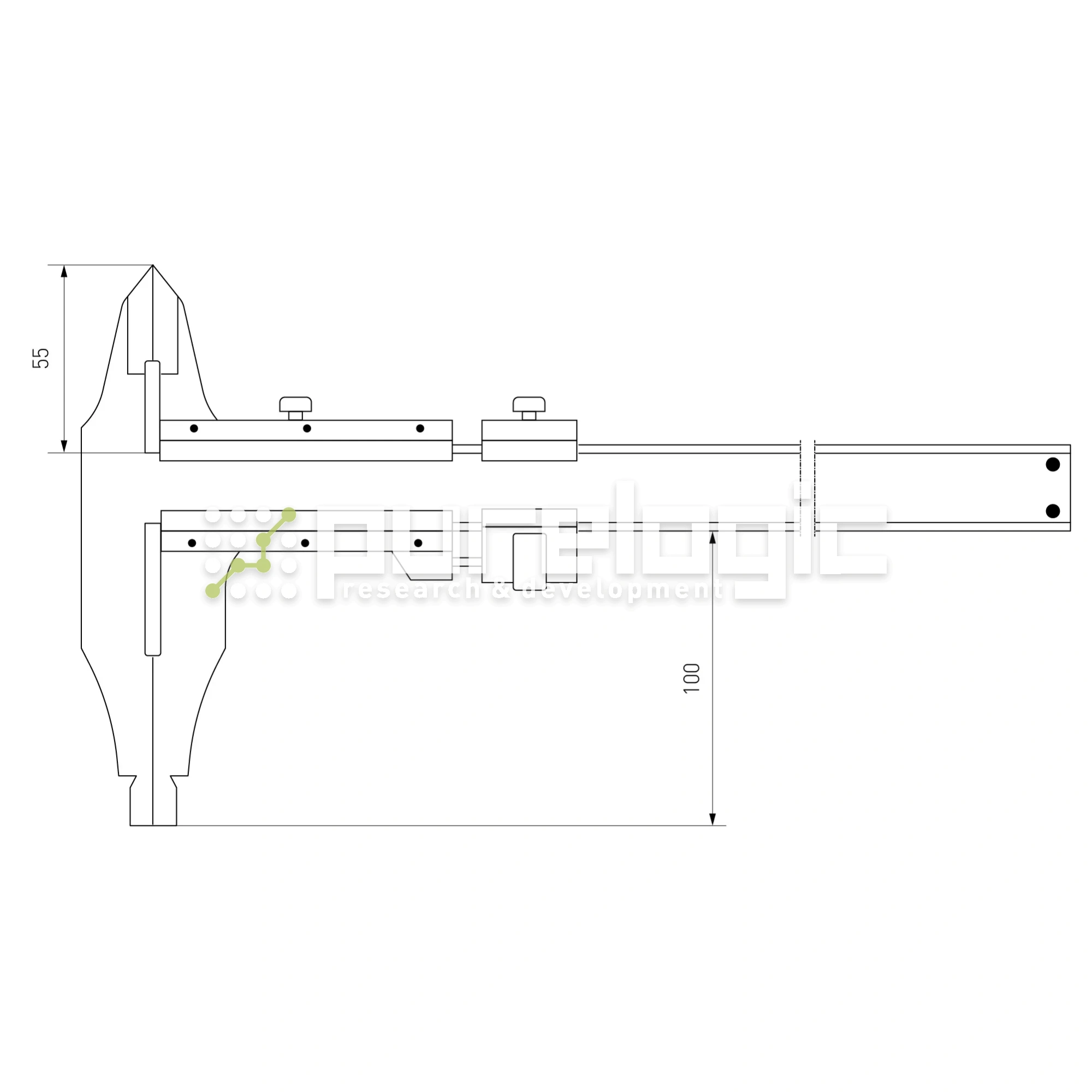 Штангенциркуль IIVC-500-5 10 689 Штангенциркуль IIVC-500-5 фото
