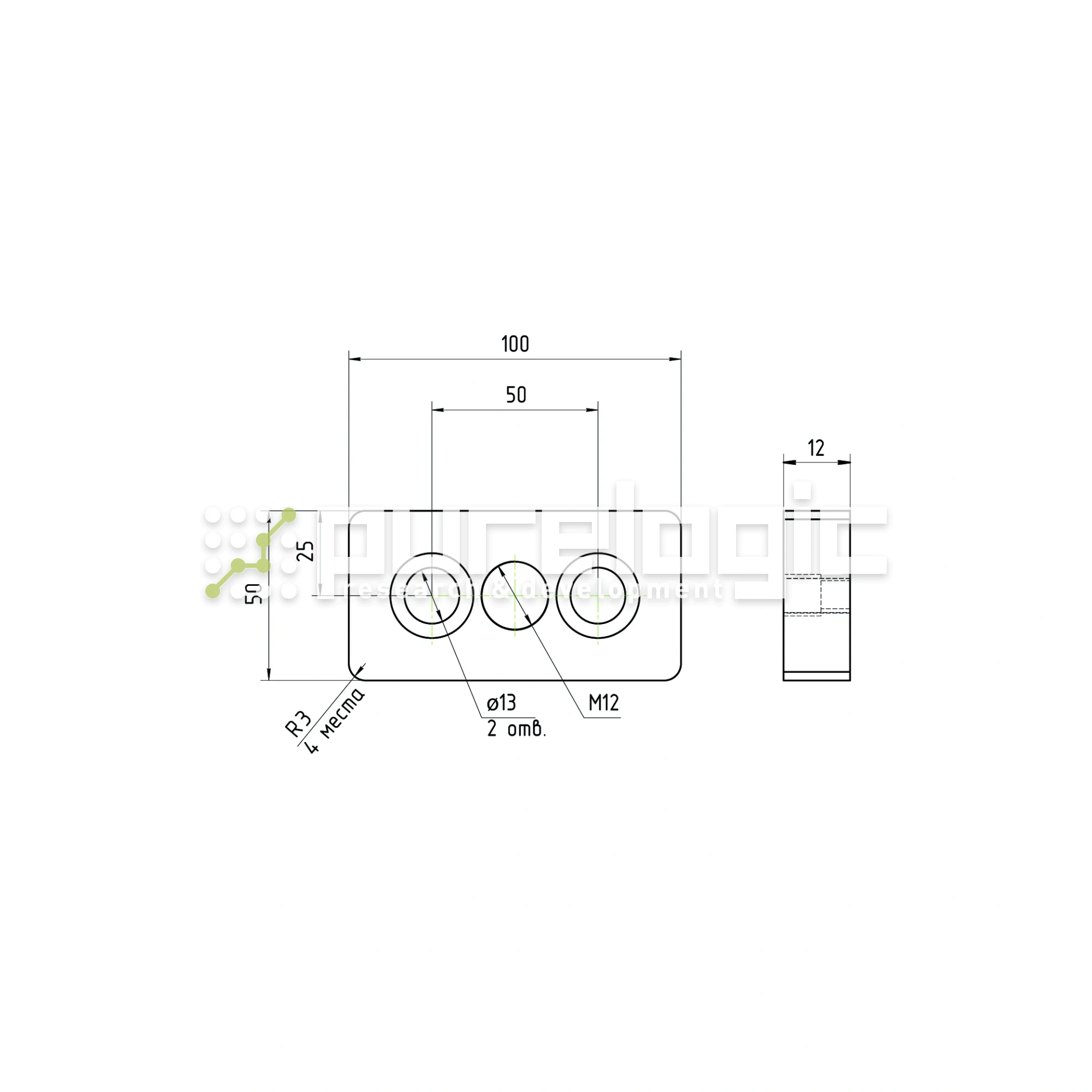 Пластина 50100EGJ-M12 442 Пластина 50100EGJ-M12 фото