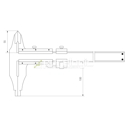 Штангенциркуль IIVC-500-5 фото