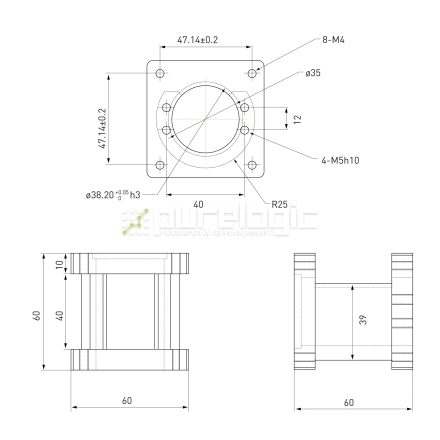 Кронштейн двигателя 57ZJ-60B фото