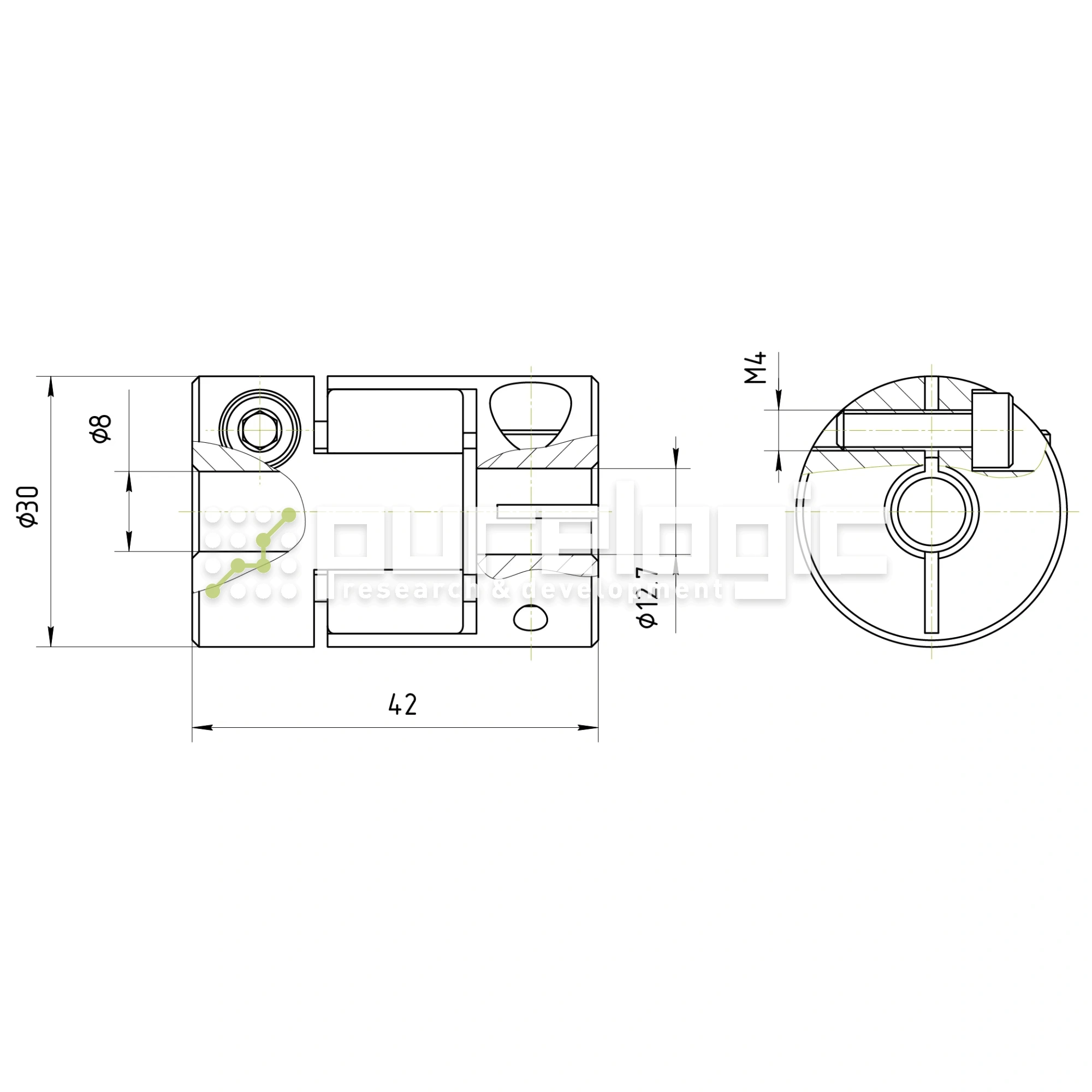 Муфта соединительная BF-3042-12.7-8 1 309 Муфта соединительная BF-3042-12.7-8 фото