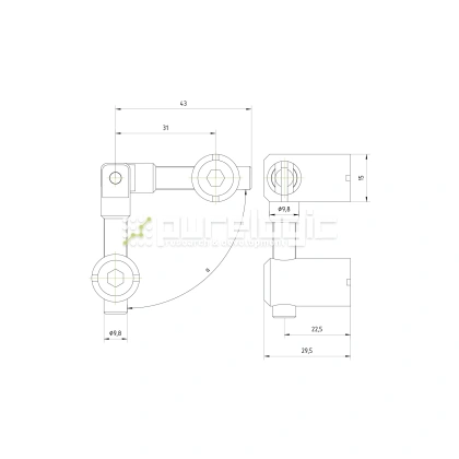 Пазовый соединитель 45MSD-A 406 Пазовый соединитель 45MSD-A фото