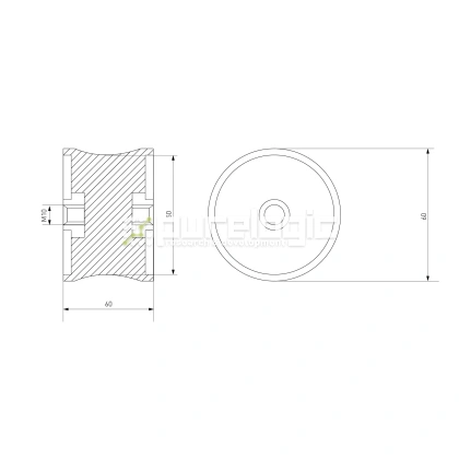 Виброопора GDD6060M10 637 Виброопора GDD6060M10 фото