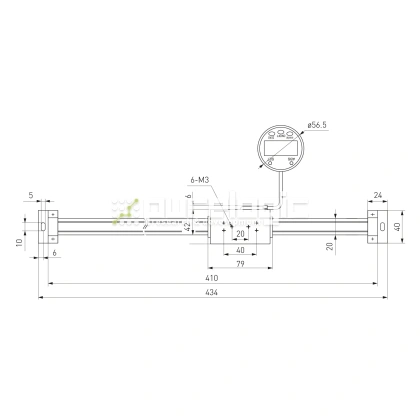Линейка цифровая с выносным дисплеем PL5403-300 фото