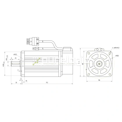 Серводвигатель 90ST-M03520 фото