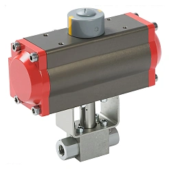 Шаровый клапан с пневматическим приводом PL-G1/8-ZG 5 093 руб. Шаровый клапан с пневматическим приводом PL-G1/8-ZG