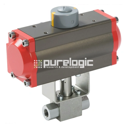 Шаровый клапан с пневматическим приводом PL-G1-ZG 11 131 Шаровый клапан с пневматическим приводом PL-G1-ZG фото