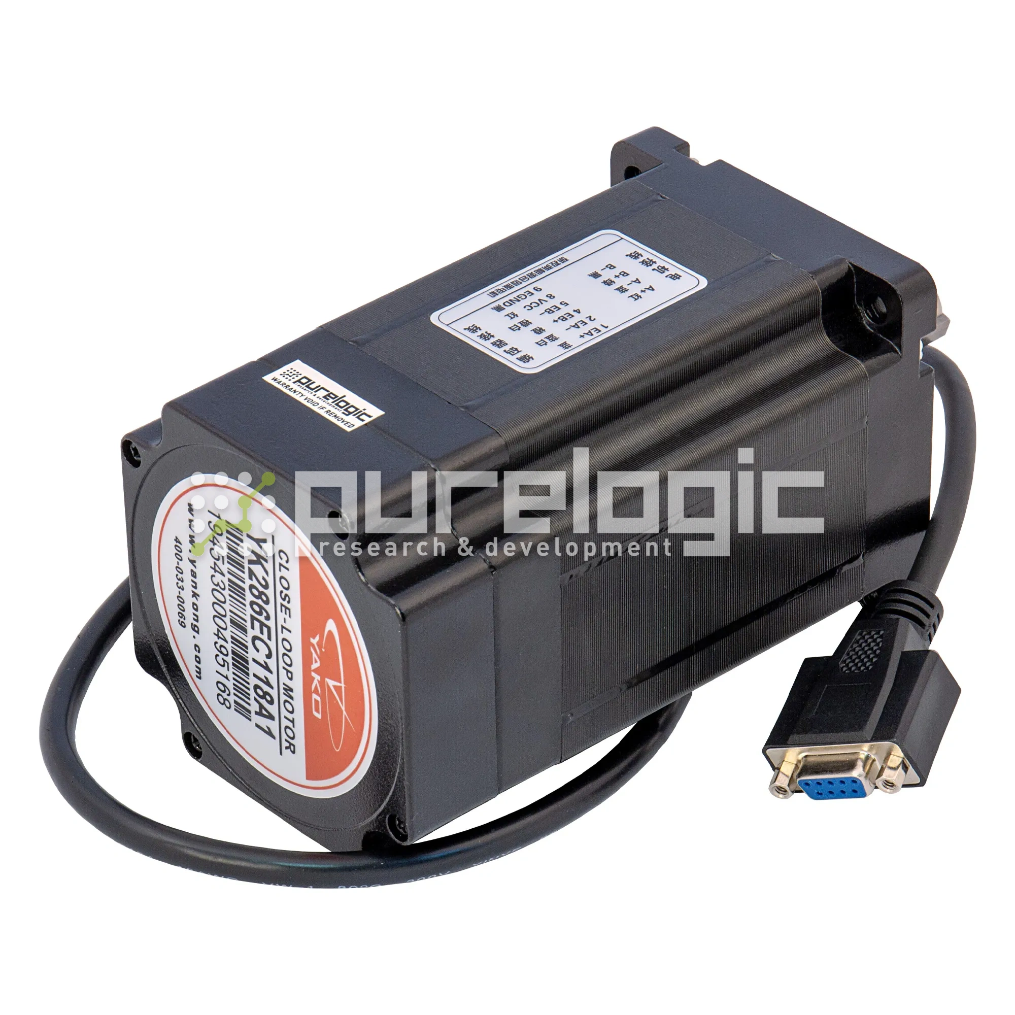 Двигатель шаговый с энкодером YK286EC118A1 18 184 Двигатель шаговый с энкодером YK286EC118A1 фото