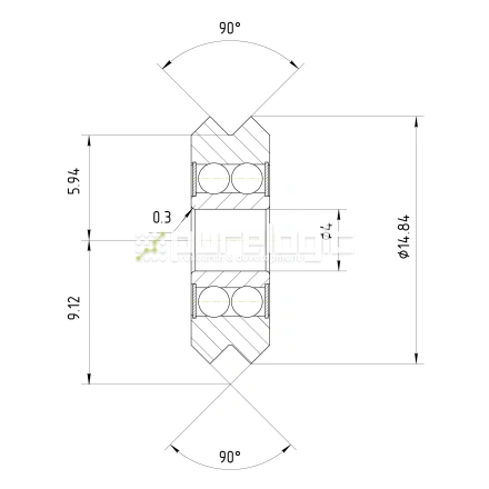 Опорный ролик W0X фото