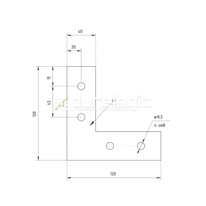 Косынка жесткости 45LB 284 Косынка жесткости 45LB фото