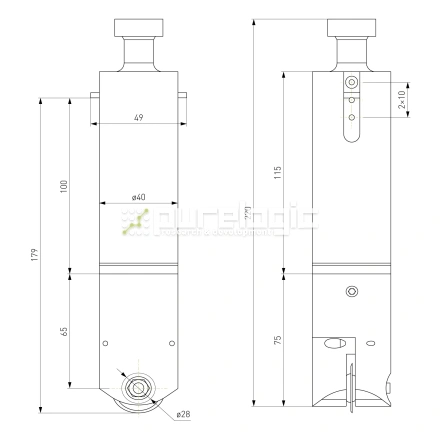 Дисковый нож SRT91124 фото