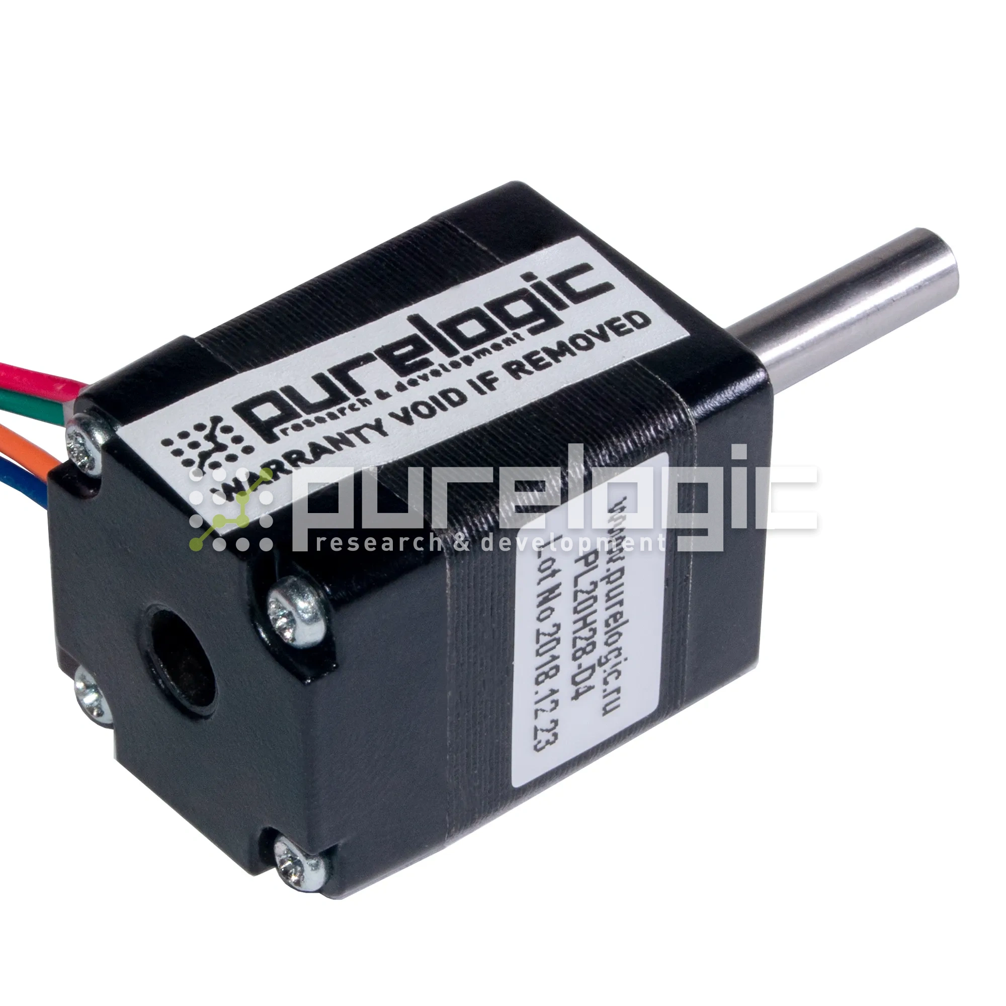 Двигатель шаговый PL20H28-D4 2 201 Двигатель шаговый PL20H28-D4 фото