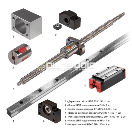 Набор механики PL1204B-362P1 фото