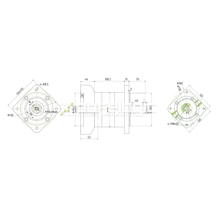 Редуктор планетарный 110PLF20K-19S-D25 фото