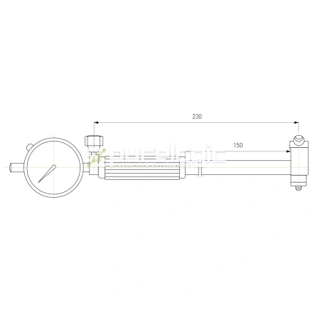 Нутромер циферблатный DBG-35-50 фото