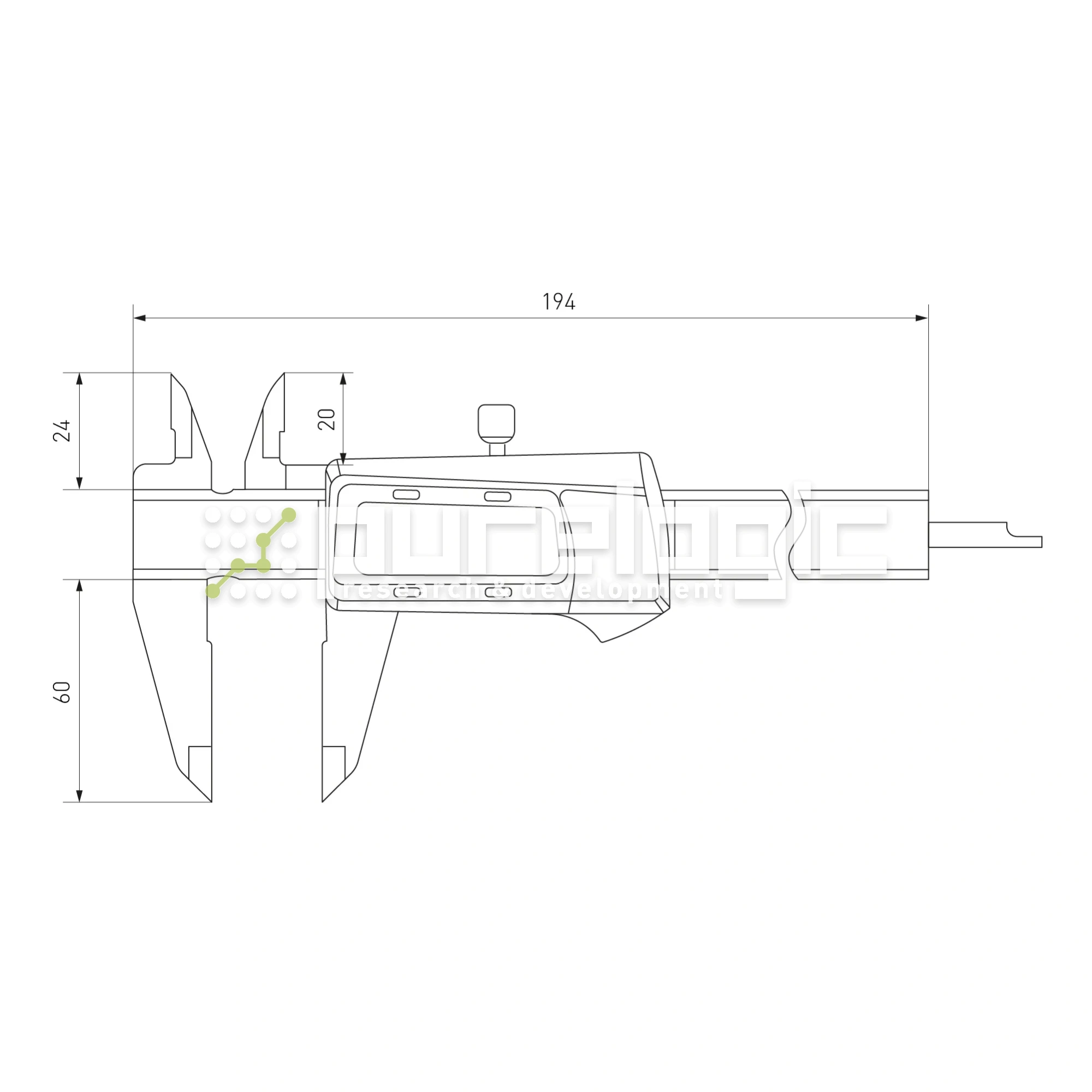 Штангенциркуль цифровой IDVC-300 5 697 Штангенциркуль цифровой IDVC-300 фото